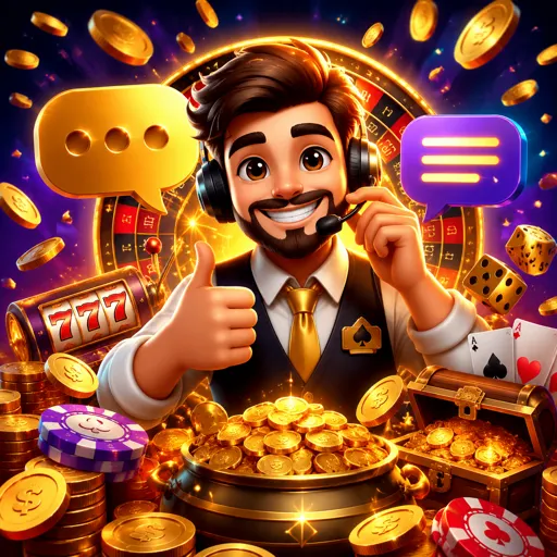 Atendimento personalizado por chat com gerente de conta do cassino