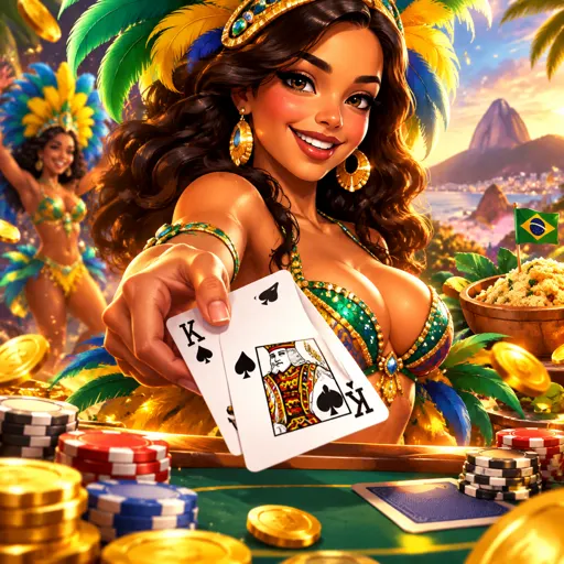Mesa VIP de blackjack com fichas de valor elevado sobre o feltro verde